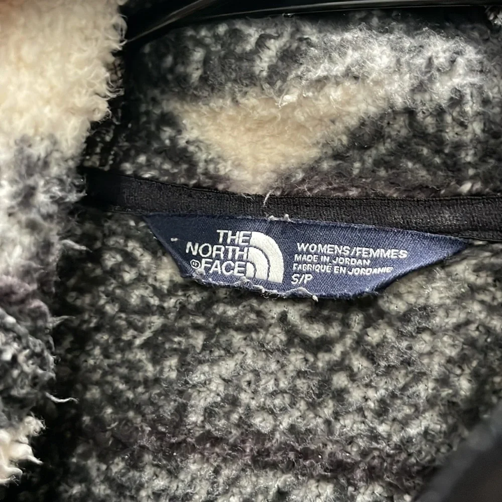 The North Face Jacket Womens Campshire Sherpa Fleece 1/4 Zip Pullover Hoodie - Picture 3 of 5